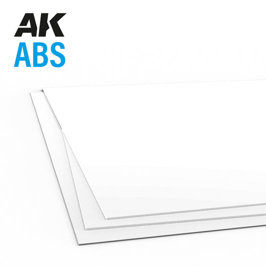 0.5mm thickness x 245 x 195mm - ABS SHEET
