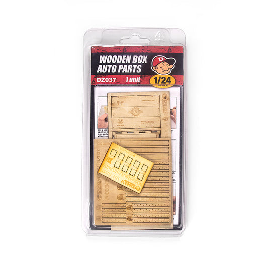 WOODEN BOX AUTO PARTS 1:24