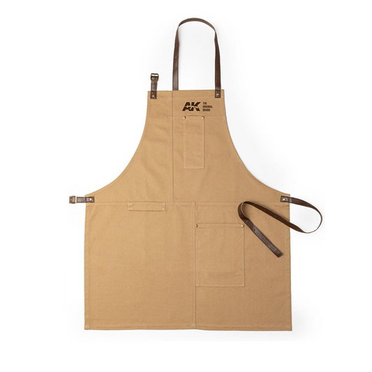 AK WORK APRON - BROWN