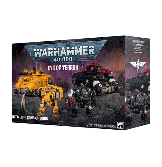 Caja del Batallón Hijos de Dorn para Black Templars en Warhammer 40K