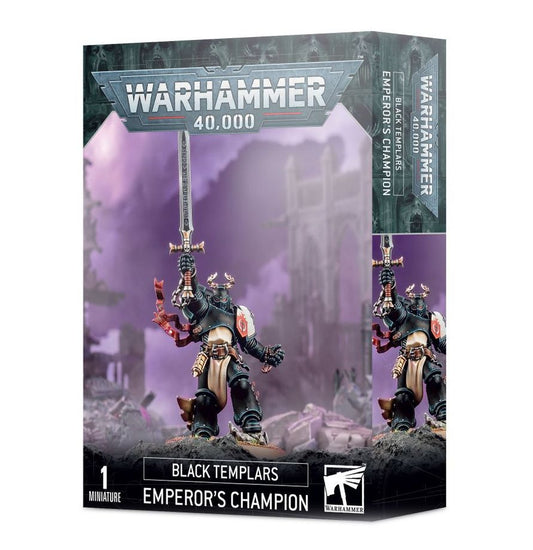 Caja del Campeón del Emperador de Black Templars para Warhammer 40K