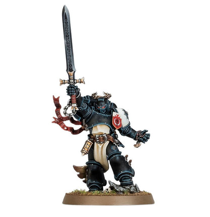 Miniatura montada del Campeón del Emperador Black Templars