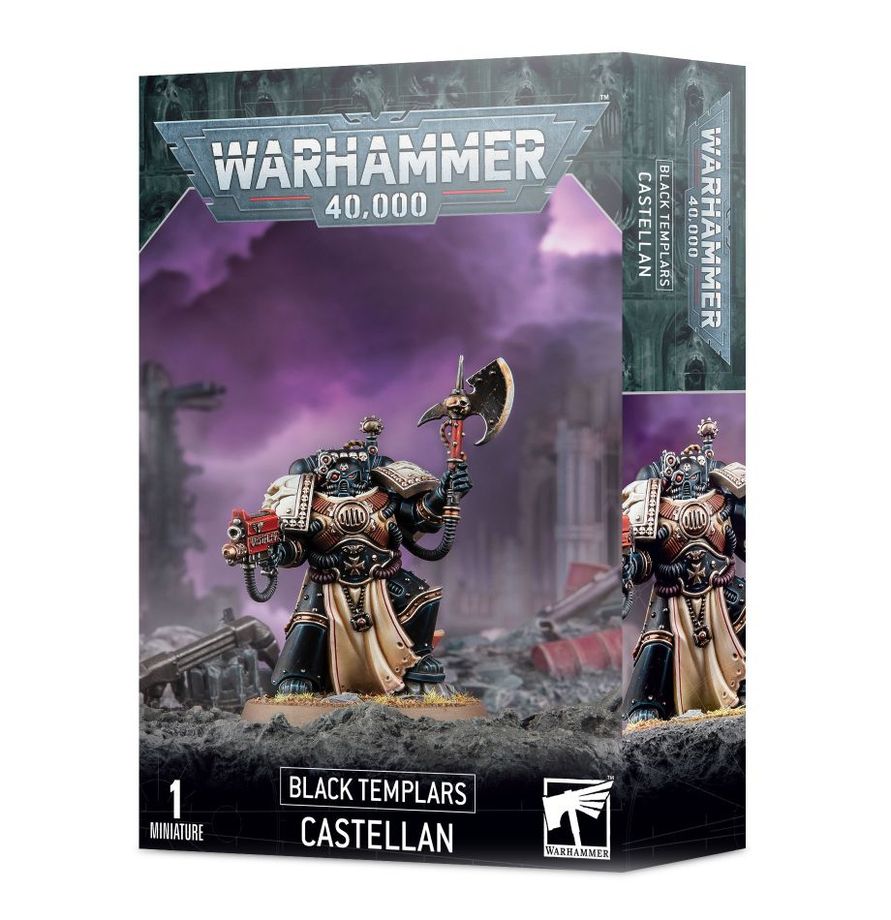 Caja de Castellano de Black Templars para Warhammer 40K