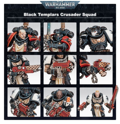 Detalles de armas y armaduras de la Escuadra de Cruzados Primaris