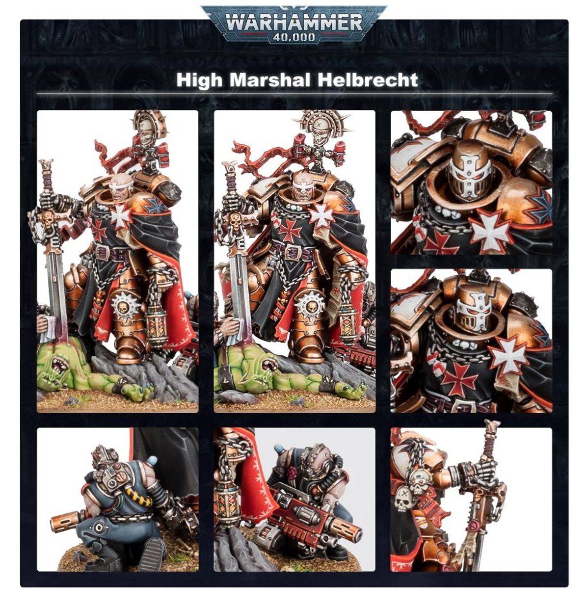 Detalles y opciones del Gran Mariscal Helbrecht de Black Templars