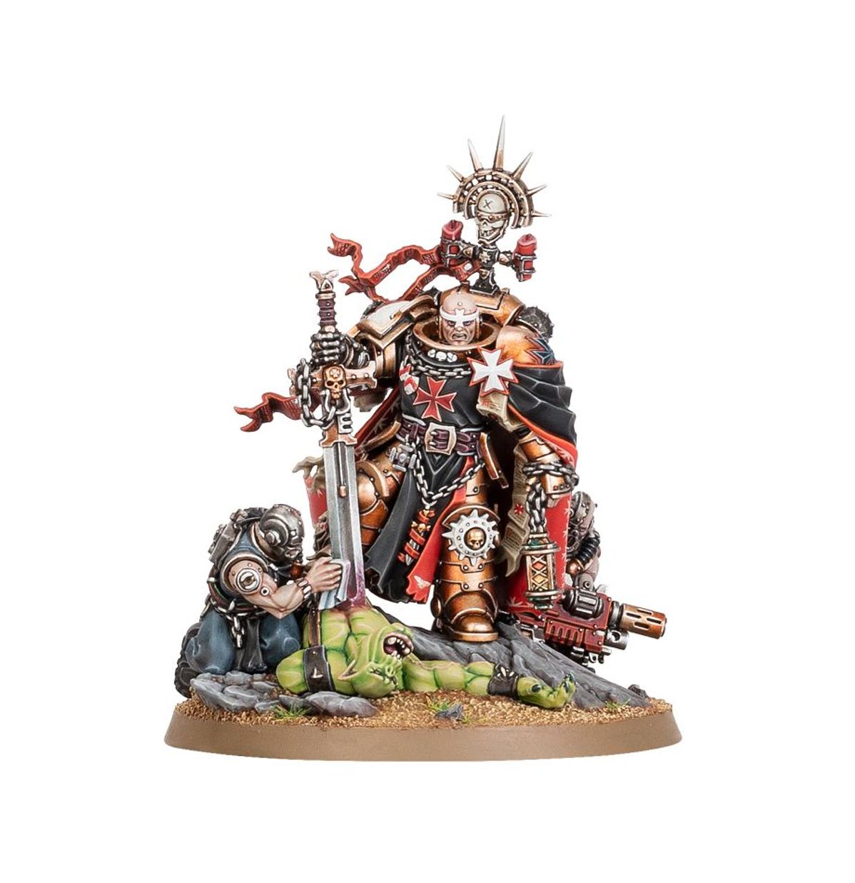 Miniatura montada del Gran Mariscal Helbrecht de Black Templars