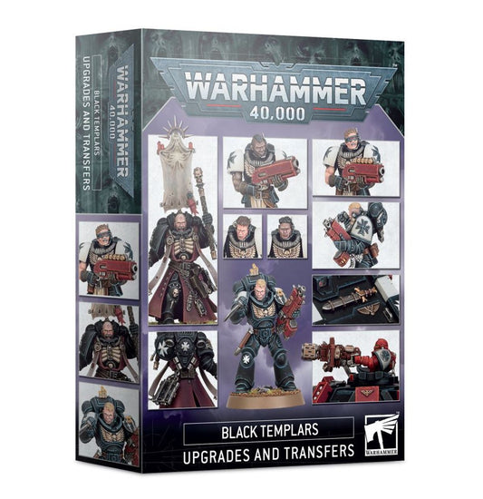 Caja de Mejoras y Calcomanías Black Templars para Warhammer 40K