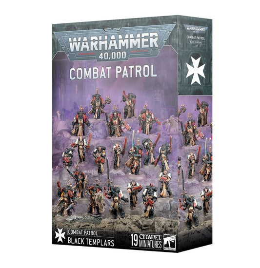 Caja de la Patrulla de Combate Black Templars para Warhammer 40K