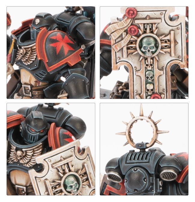 Detalle de Veteranos de la Guardia de la Hoja Black Templars