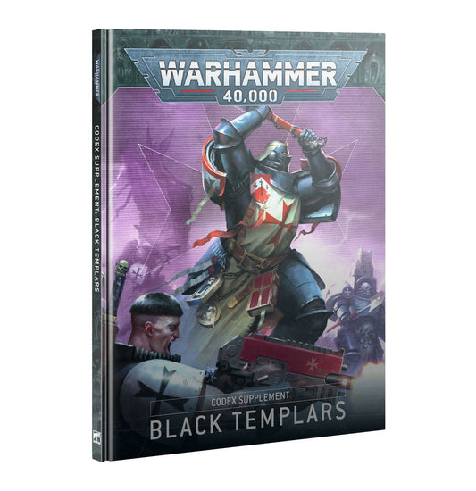 Portada del Suplemento de Códex Black Templars en inglés para Warhammer 40K