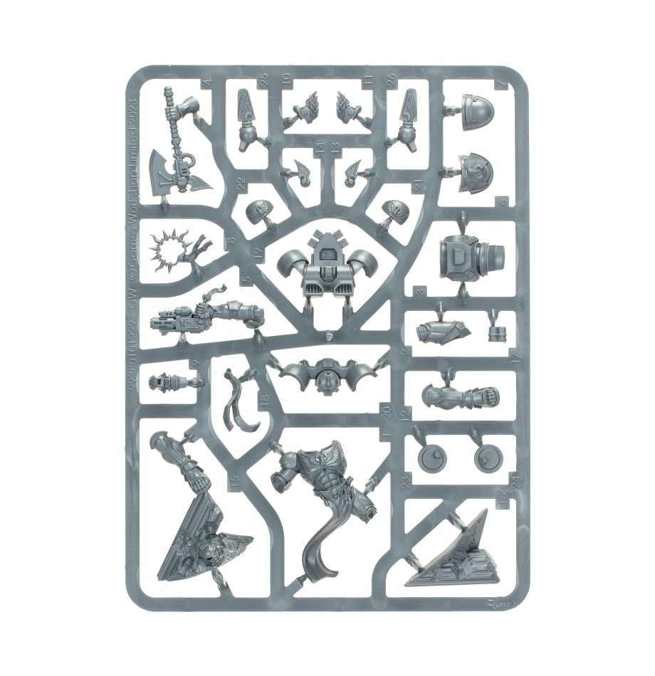 Matrices de Comandante Dante de los Blood Angels (Ángeles Sangrientos) para Warhammer 40K