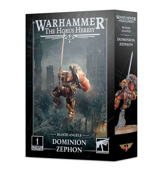 Caja de Dominion Zephon de los Blood Angels para The Horus Heresy