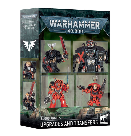 Caja de Mejoras y Calcomanías para Blood Angels (Ángeles Sangrientos) de Warhammer 40K
