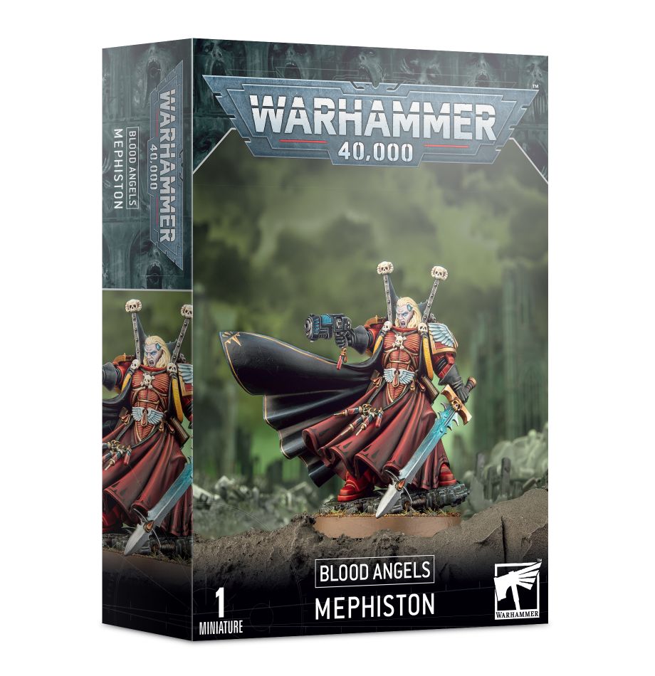 Caja de Mephiston, Señor de la Muerte de los Blood Angels, Warhammer 40K