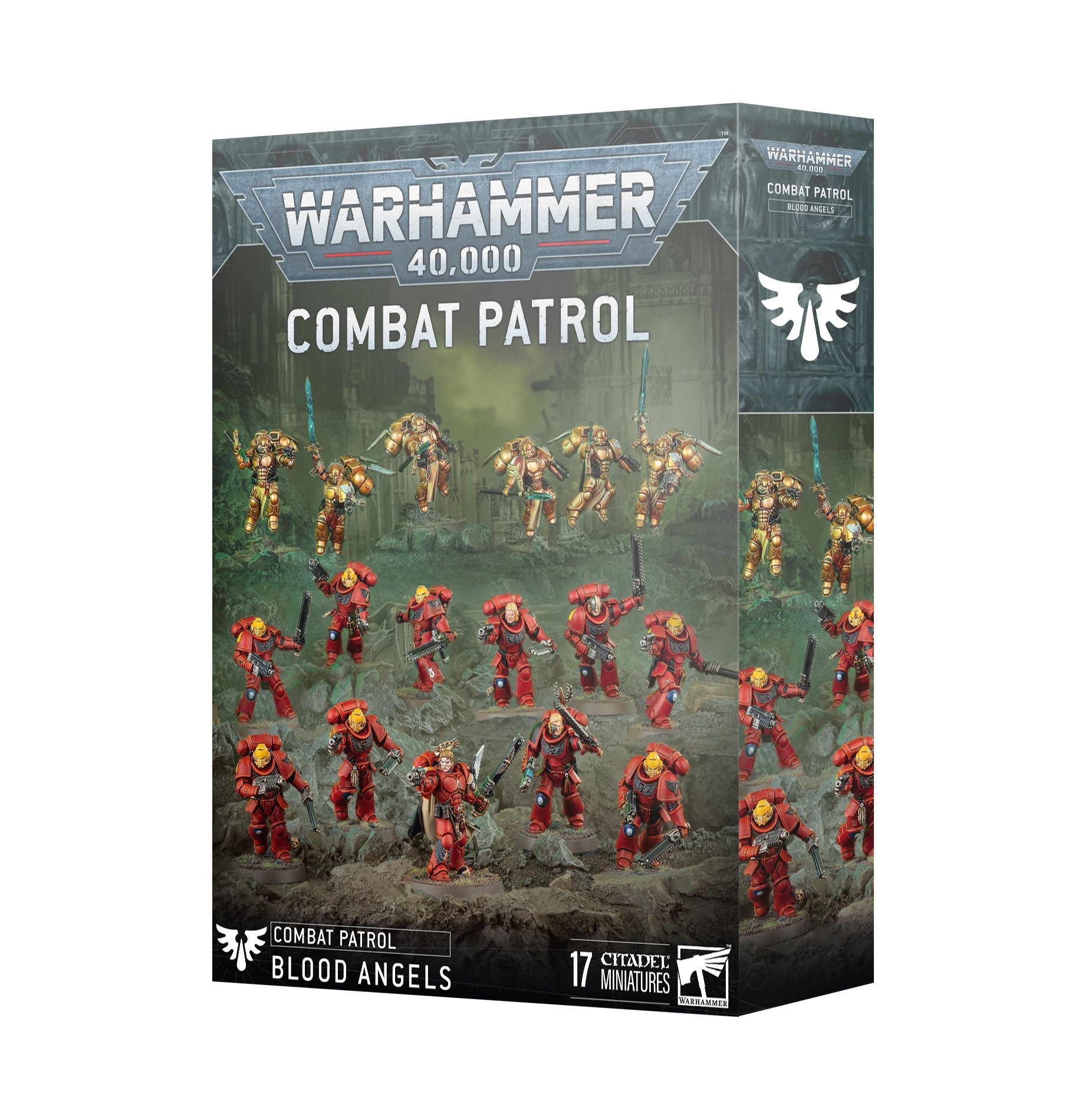Caja de la Patrulla de Combate Blood Angels (Ángeles Sangrientos) para Warhammer 40K