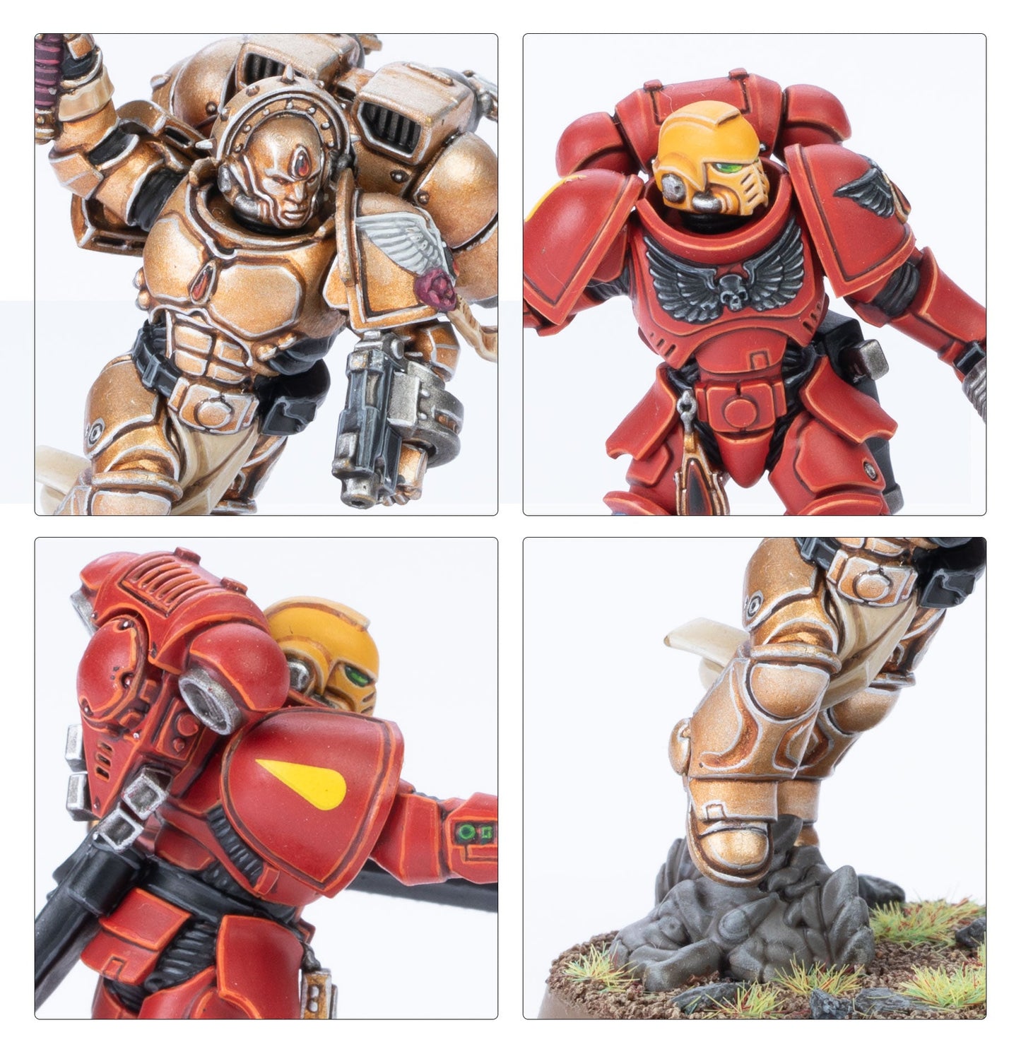 Detalles adicionales de las miniaturas de la Patrulla de Combate Blood Angels (Ángeles Sangrientos) para Warhammer 40K