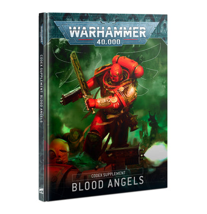 Portada del Suplemento de Codex Blood Angels en inglés para Warhammer 40K