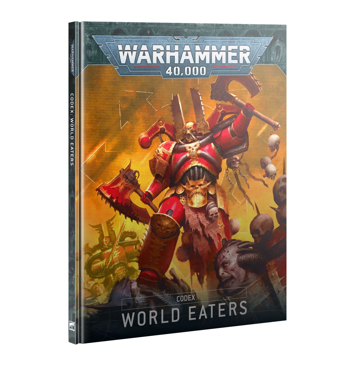 Portada del Codex World Eaters en inglés para Warhammer 40K
