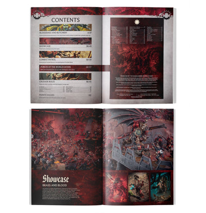 Páginas interiores del Codex World Eaters para Warhammer 40K