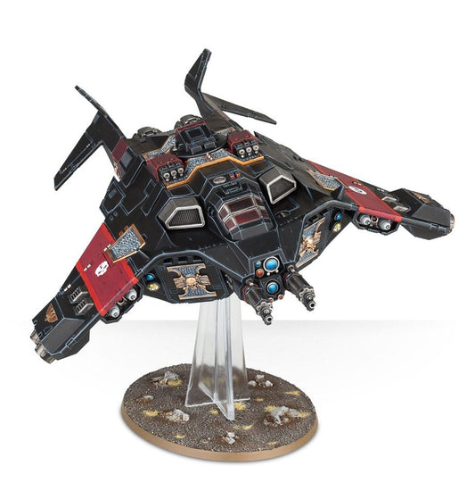 Corvus Blackstar de Deathwatch para Warhammer 40K - vista frontal