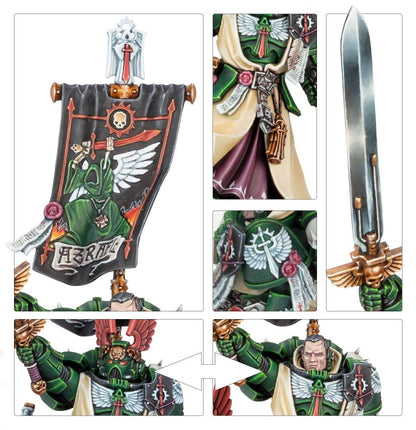 Opciones de montaje y detalles de Azrael para Dark Angels, Warhammer 40K