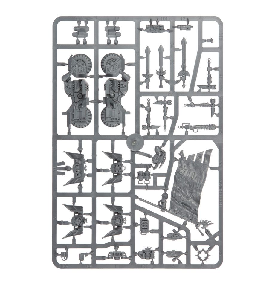 Primera matriz de la Escuadra de Mando del Ala de Cuervo para Dark Angels