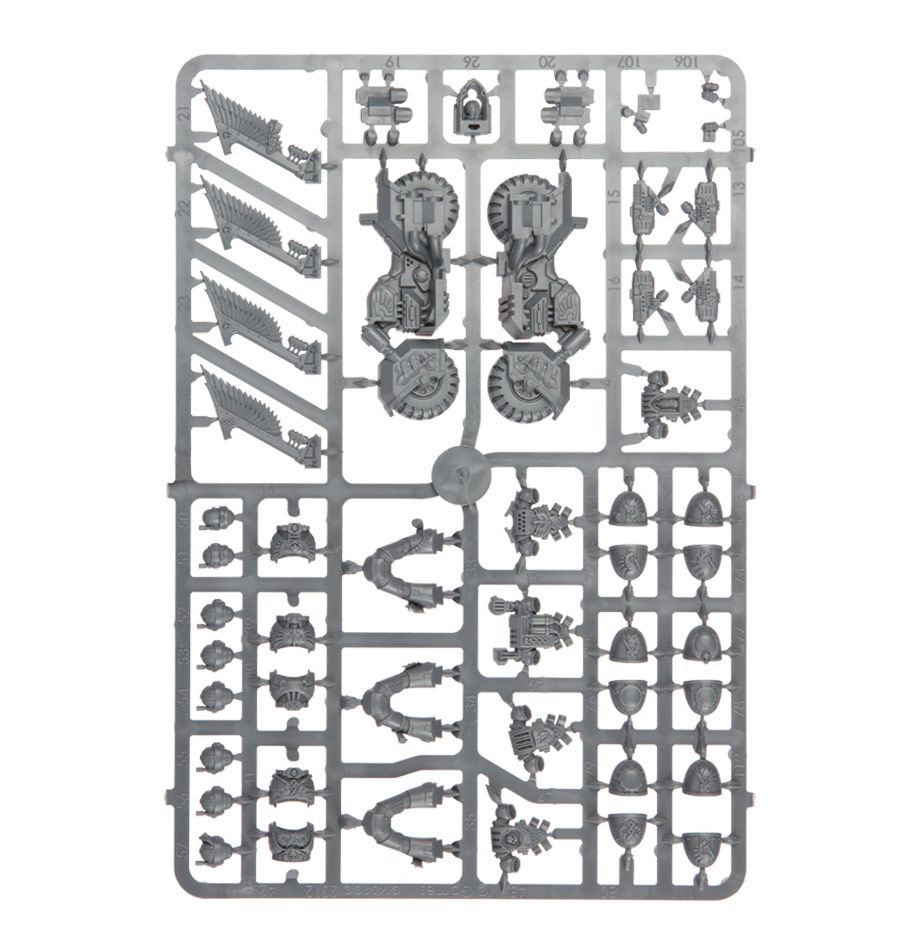 Segunda matriz de la Escuadra de Mando del Ala de Cuervo para Dark Angels