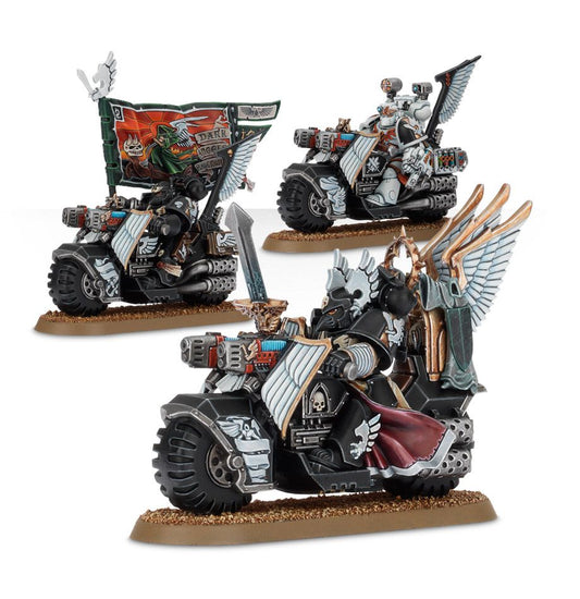 Escuadra de Mando del Ala de Cuervo montada para Dark Angels (Ángeles Oscuros), Warhammer 40K