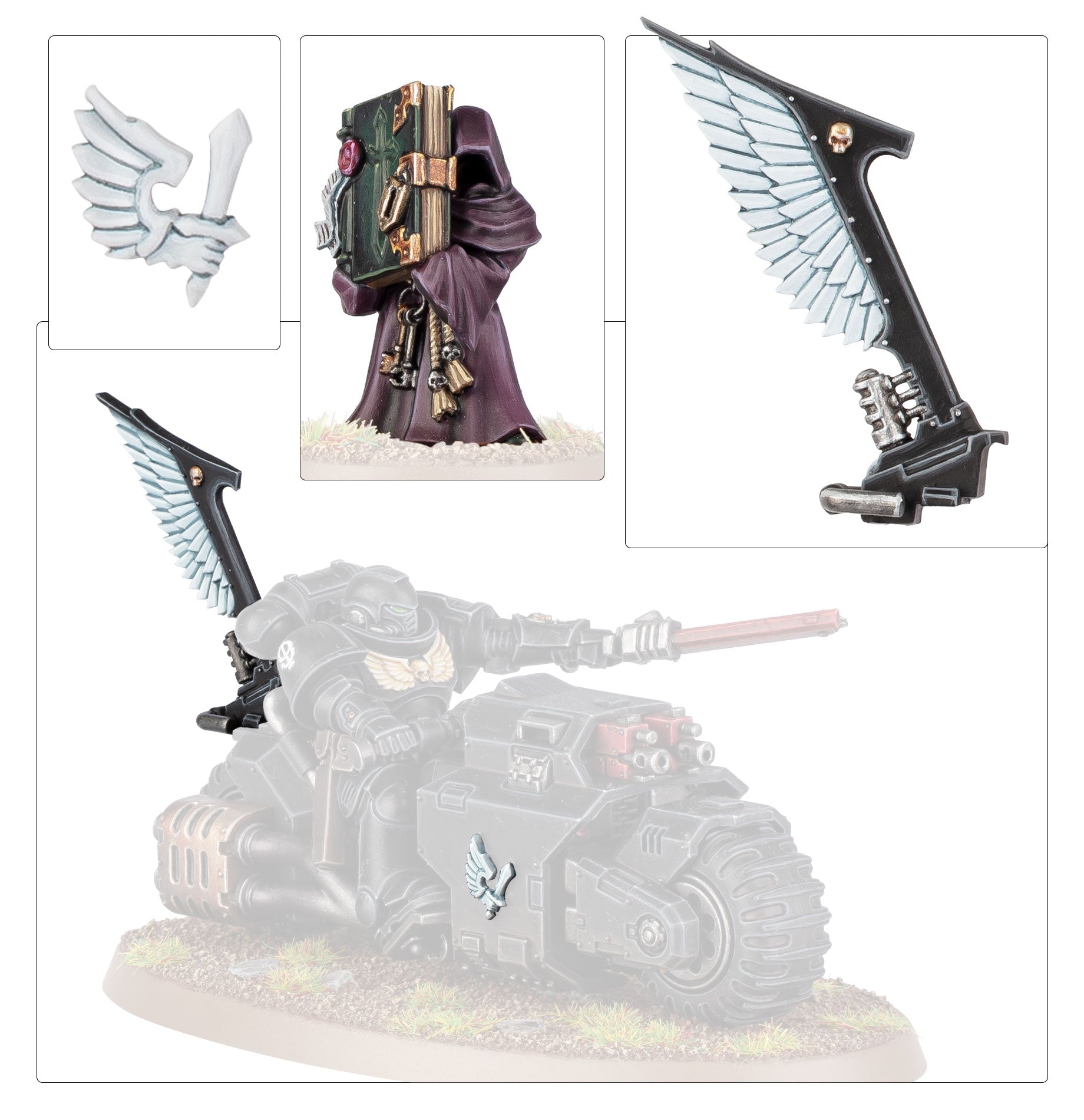 Mejoras para motoristas y vehículos de los Dark Angels