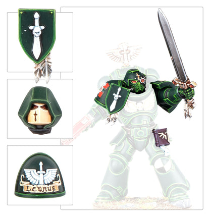 Hombreras, cabezas y accesorios para Marines Espaciales Dark Angels