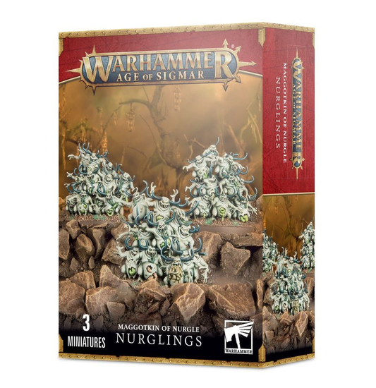 AGE OF SIGMAR - MAGGOTKIN OF NURGLE: NURGLINGS