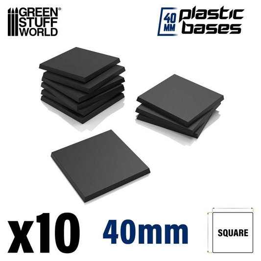 GSW: Peanas de plástico - Cuadradas 40x40 mm