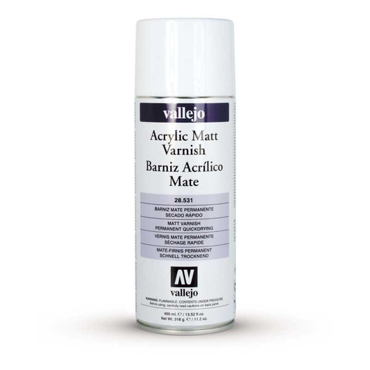 Vallejo Barniz Mate Acrílico en Spray 400ml