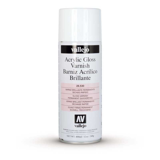 Vallejo Barniz Brillante Acrílico en Spray 400ml