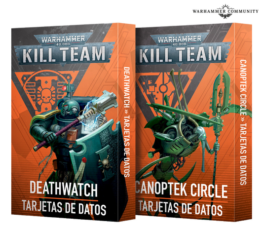 KILL TEAM: TARJETAS DE DATOS CANOPTEK CIRCLE ESP