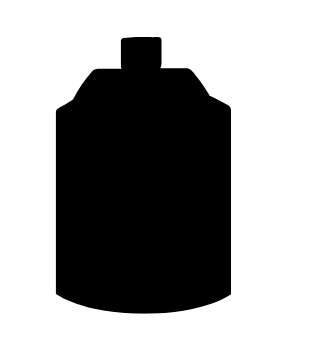 CHAOS BLACK SPRAY PAINT