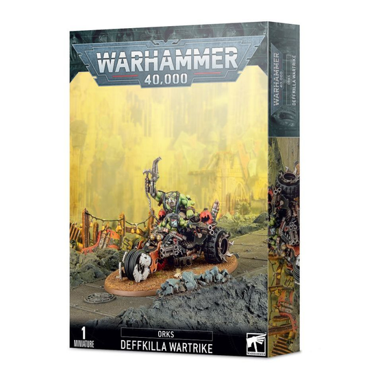 ORKS: DEZTROZIKLO - miniatura y caja de Orks Warhammer 40k