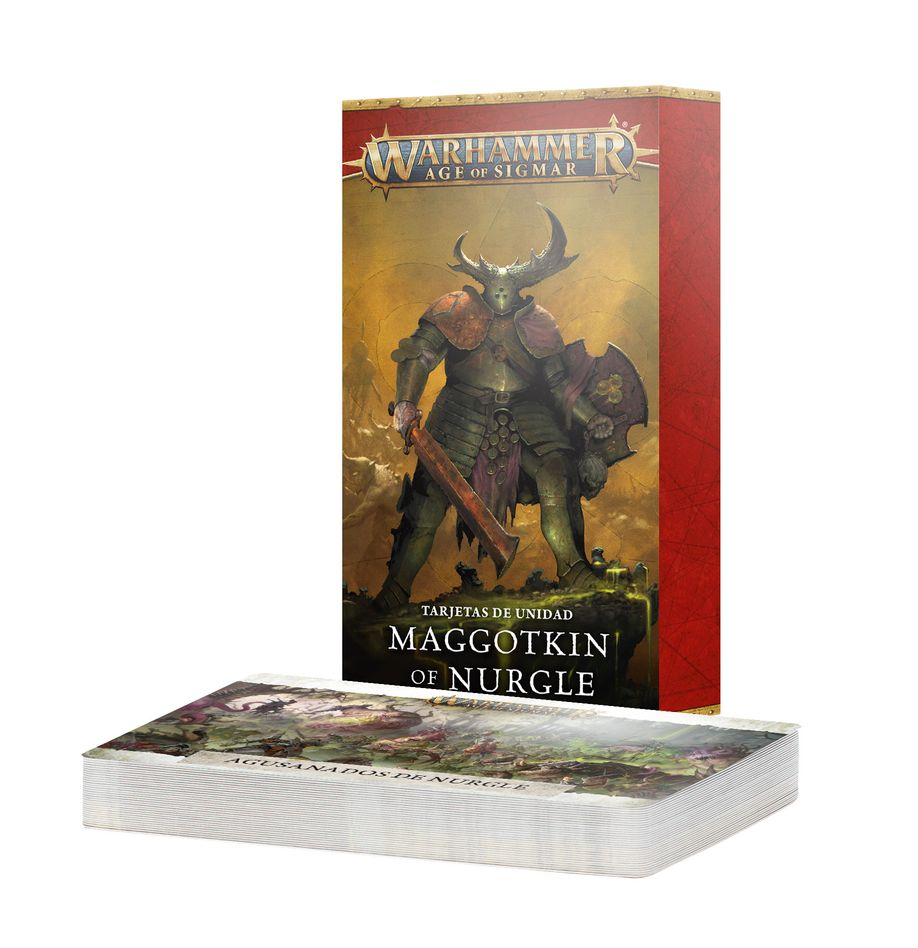TARJETAS DE UNIDAD: MAGGOTKIN NURGLE ESP