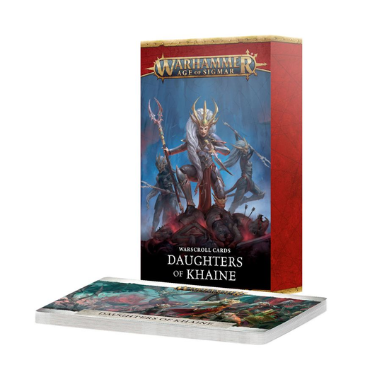 WARSCROLL CARDS: DAUGHTERS OF KHAINE (ENG)