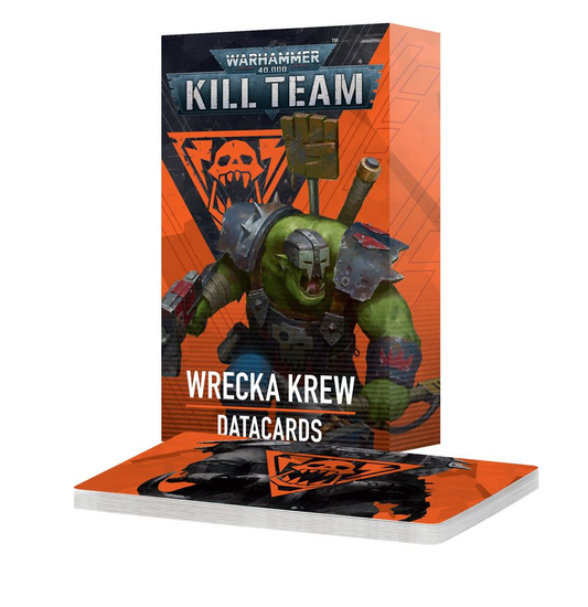 KILL TEAM DATACARDS: WRECKA KREW (ENG) - miniatura y caja de Orks Warhammer 40k
