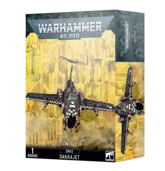 ORKS: KAZA A CHORRO - miniatura y caja de Orks Warhammer 40k