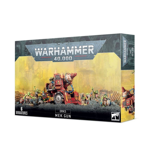 ORKS: KAÑONEZ DE MEK - miniatura y caja de Orks Warhammer 40k
