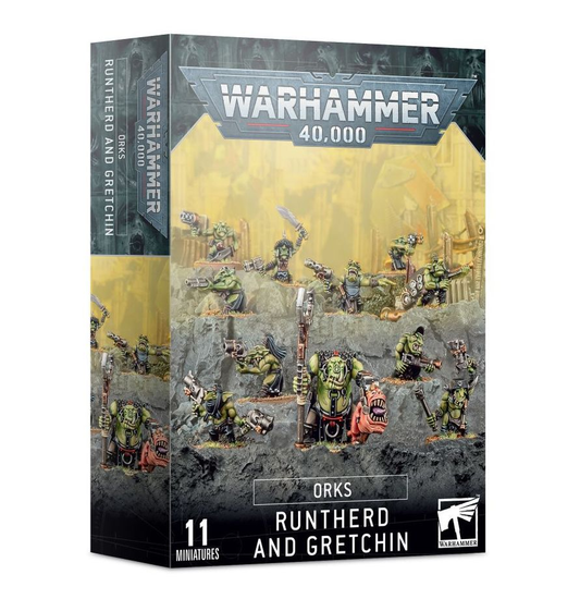 ORKS: KAPORAL Y GRETCHINZ - miniatura y caja de Orks Warhammer 40k