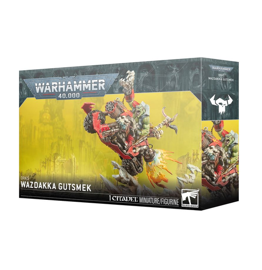 ORKS: WAZZDAKKA GUTSMEK - miniatura y caja de Orks Warhammer 40k