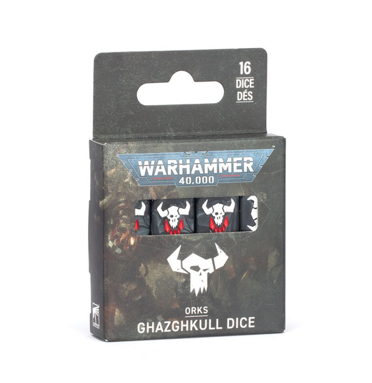 ORKS: GHAZGHKULL DICE - miniatura y caja de Orks Warhammer 40k