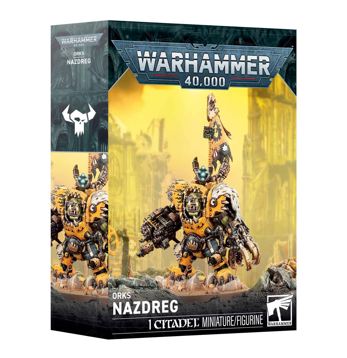 ORKS: NAZDREG - miniatura y caja de Orks Warhammer 40k