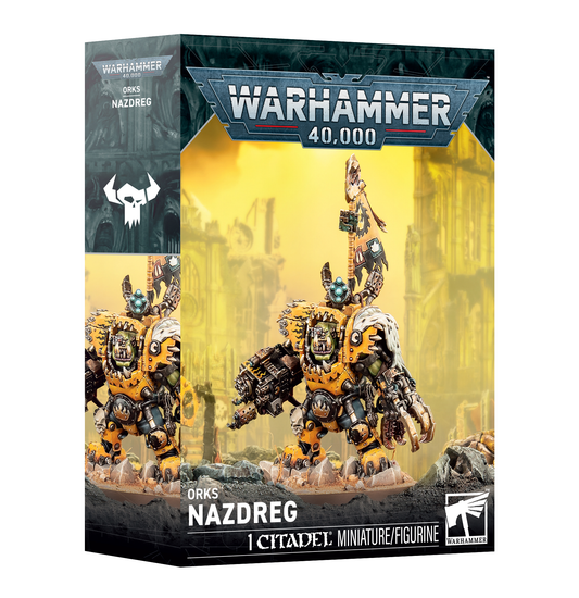 ORKS: NAZDREG - miniatura y caja de Orks Warhammer 40k