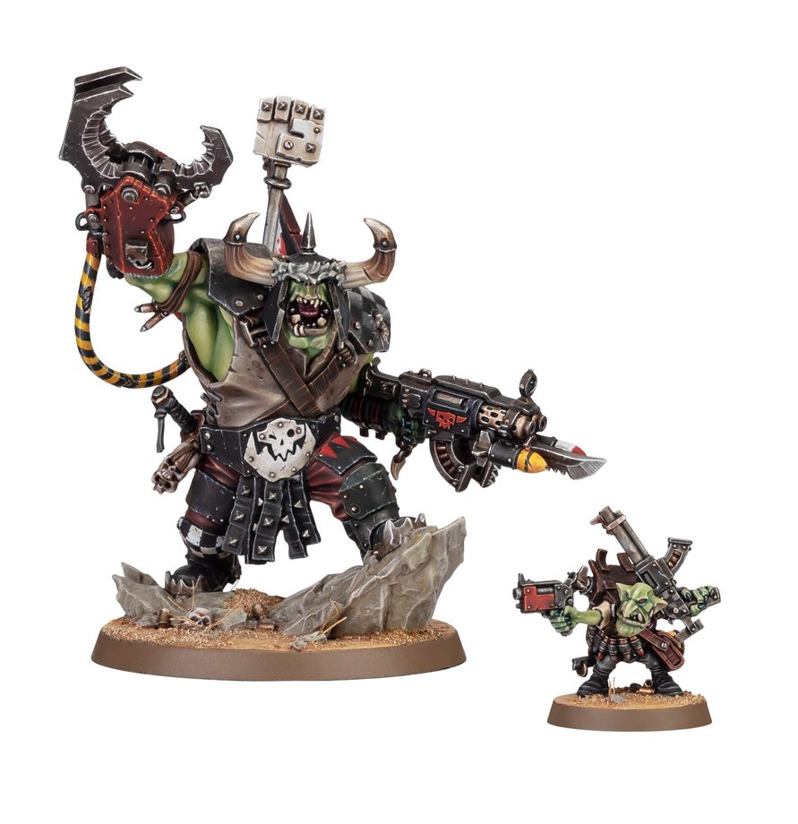 ORKS: KAUDILLO - miniatura y caja de Orks Warhammer 40k