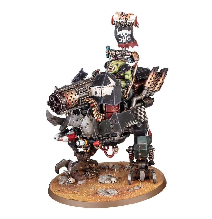 ORKS: MECHADAKKA DE MEKÁNIKO - miniatura y caja de Orks Warhammer 40k