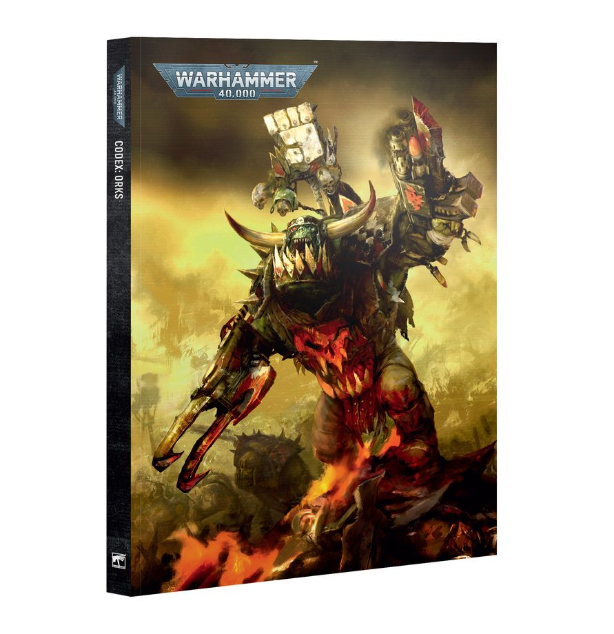 CODEX: ORKS (ESPAÑOL) - miniatura y caja de Orks Warhammer 40k